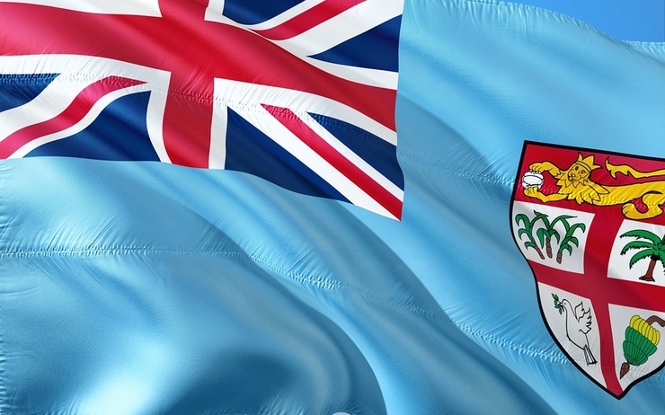 les iles fidji drapeau